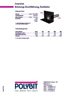 Download Brüstungs-Durchführung, Dachbahn