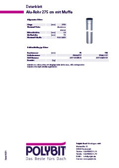 Download Alu-Rohr mit Muffe