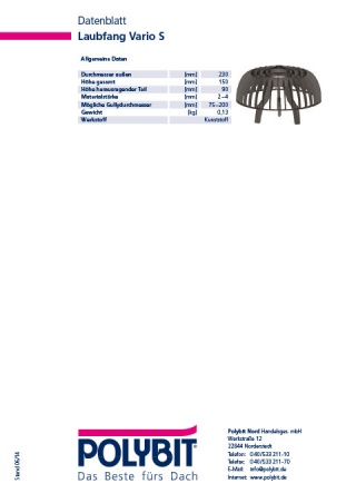 Download Laubfang VARIO S