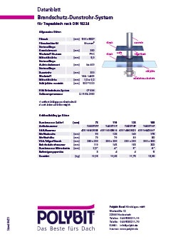 Download Brandschutz-Dunstrohr-System, Trapezblech