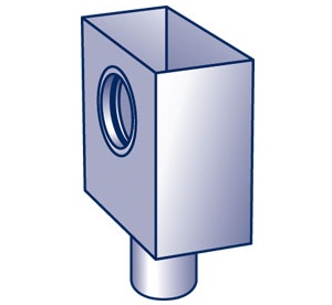 Wasserfangkasten, Zink Wasserfangkasten, Zink