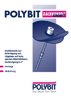 Dachkonsole smart auf Holzsparren-Warmdach Dachkonsole smart auf Holzsparren-Warmdach