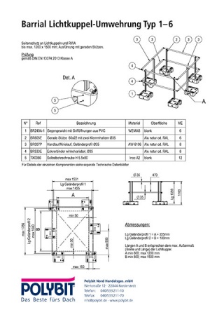 Download Polybit Lichtkuppel-Umwehrung