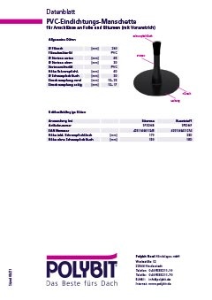 Download PVC-Eindichtungs-Manschette