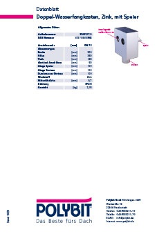 Download Doppel-Wasserfangkasten mit Speier