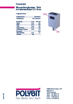 Download Wasserfangkasten für Attika-Flach-Ablauf