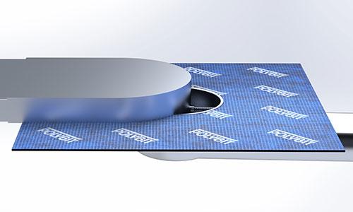 Anschluss an Attika-Flach-Ablauf Anschluss an Attika-Flach-Ablauf