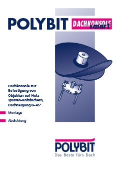 Dachkonsole smart auf Holzsparren-Kaltdach Dachkonsole smart auf Holzsparren-Kaltdach